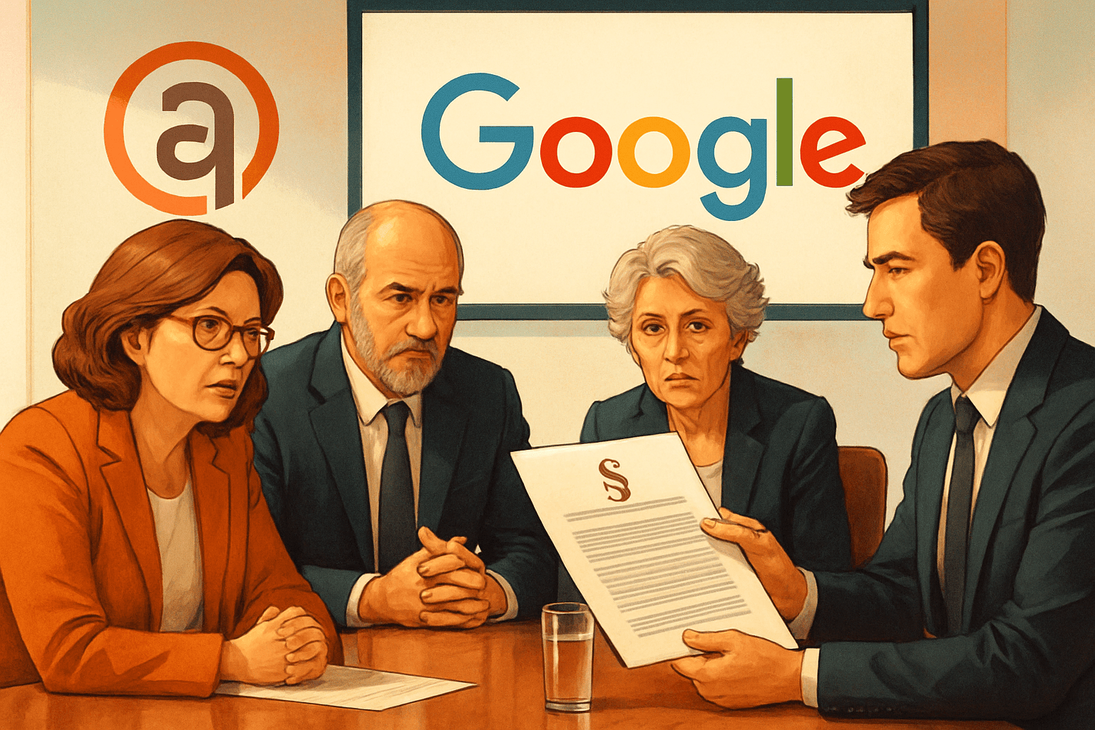 Brief IA : Google attaqué par l'Apig : l'IA menace la presse française