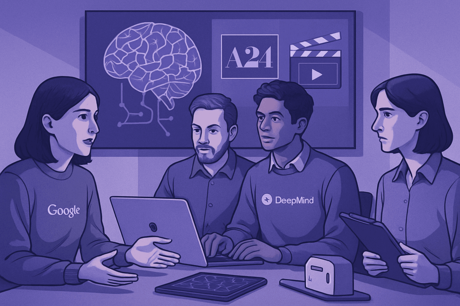 Brief IA : Google DeepMind et A24 : une alliance pour réinventer le cinéma