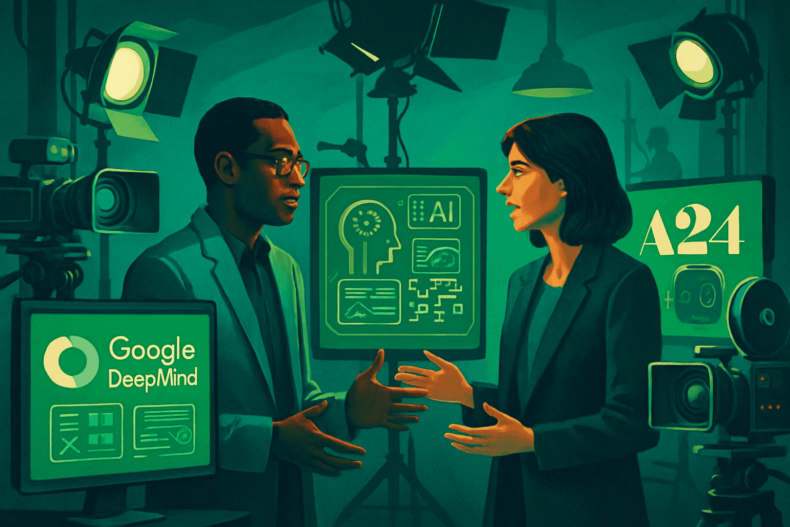 Brief IA : Google Deepmind investit 75 millions dans A24 pour l'IA au cinéma