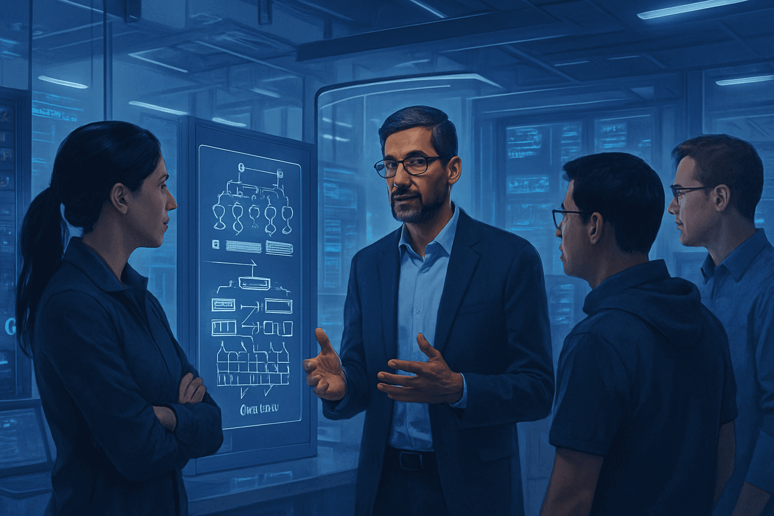 Brief IA : Google et Pichai misent sur des modèles géants pour propulser Gemini