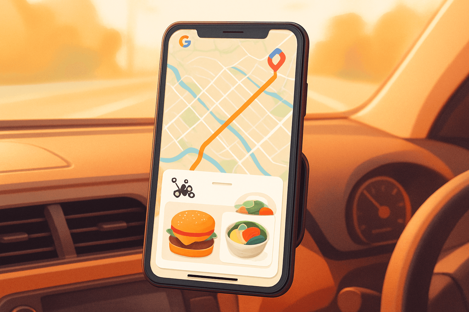 Brief IA : Google Maps : l'IA Gemini pourrait bientôt commander vos repas