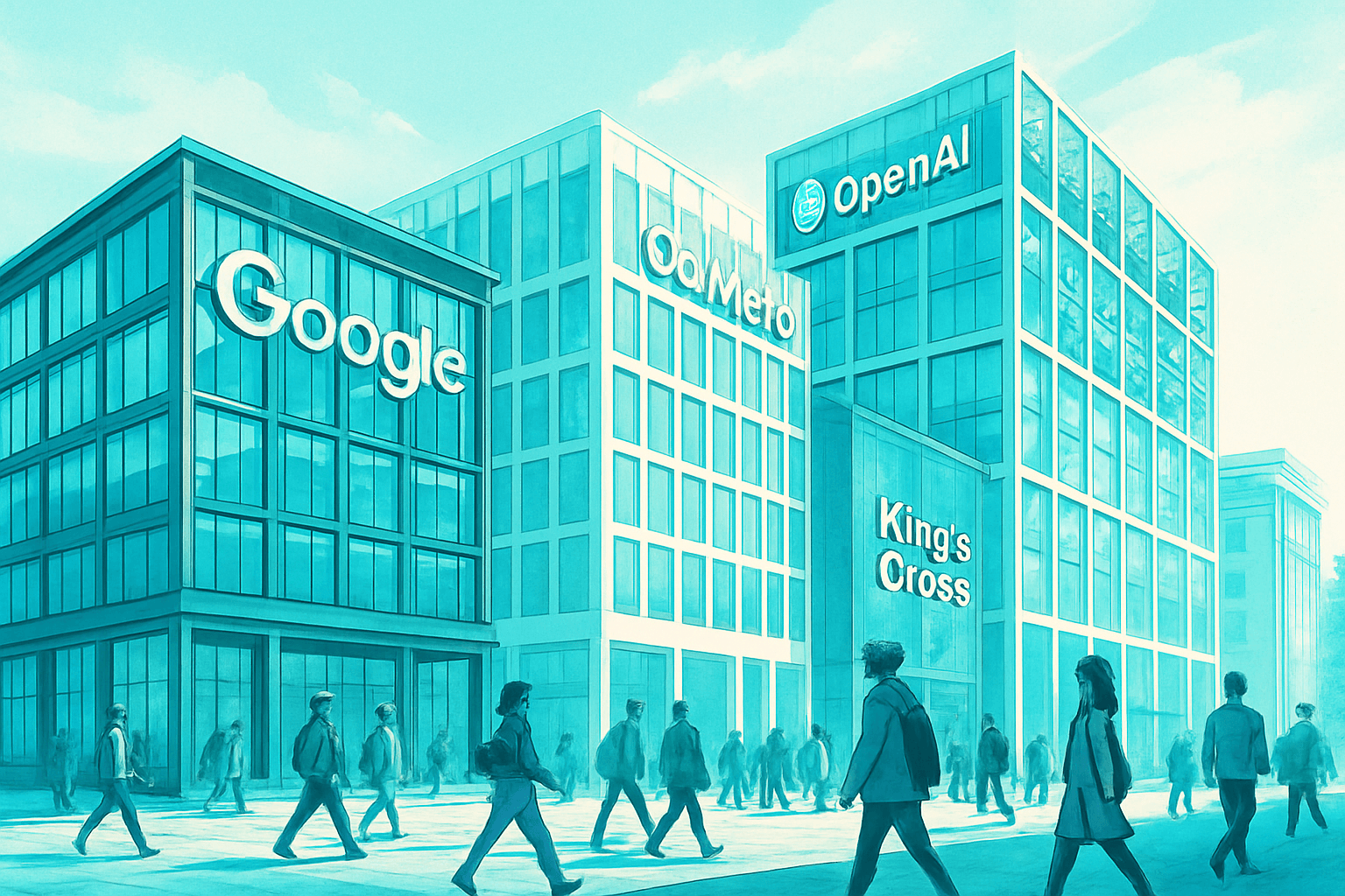 Brief IA : Google, Meta et OpenAI transforment King's Cross en hub de l'IA