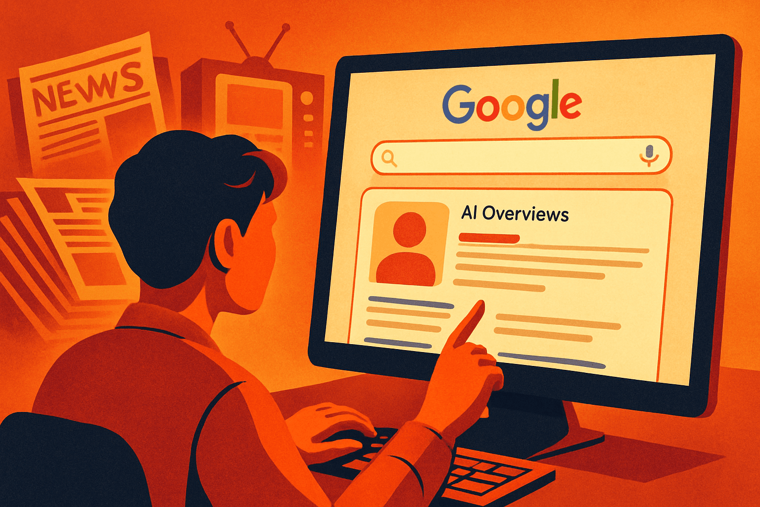 Brief IA : Google transforme la recherche avec l'IA : un défi pour les éditeurs