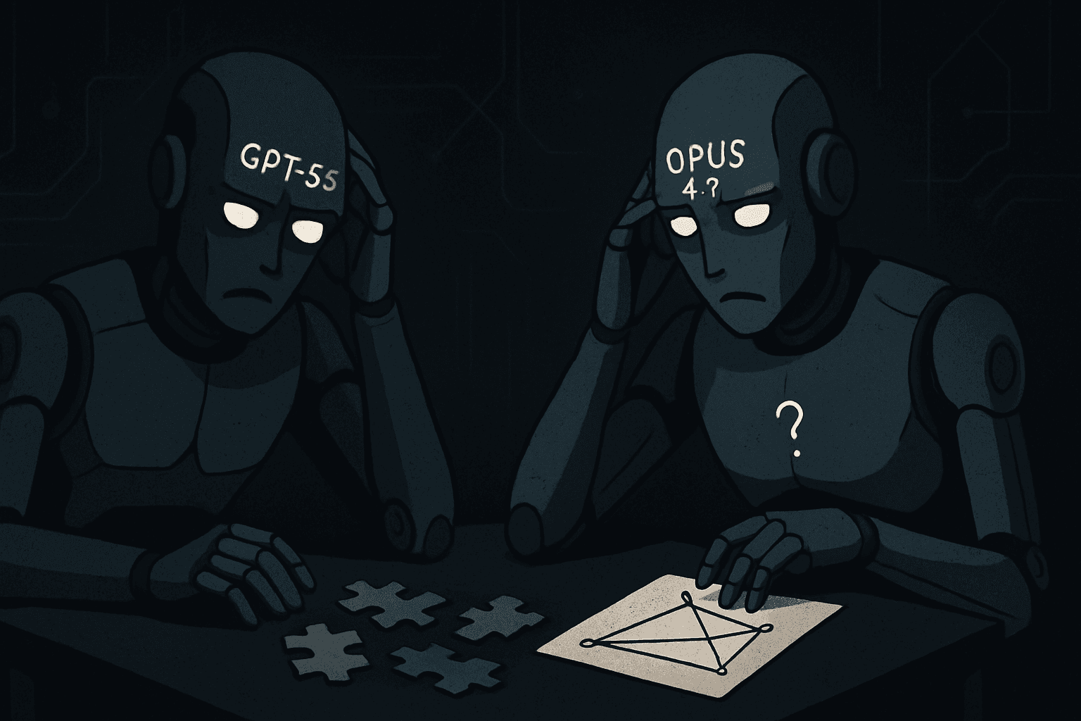 Brief IA : GPT-5.5 et Opus 4.7 échouent au test de raisonnement IA