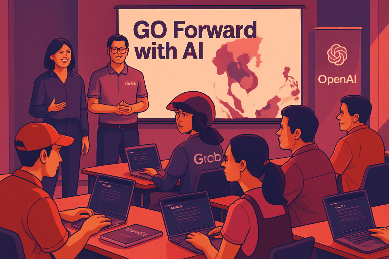 Brief IA : Grab et OpenAI formeront 30 000 partenaires à l’IA