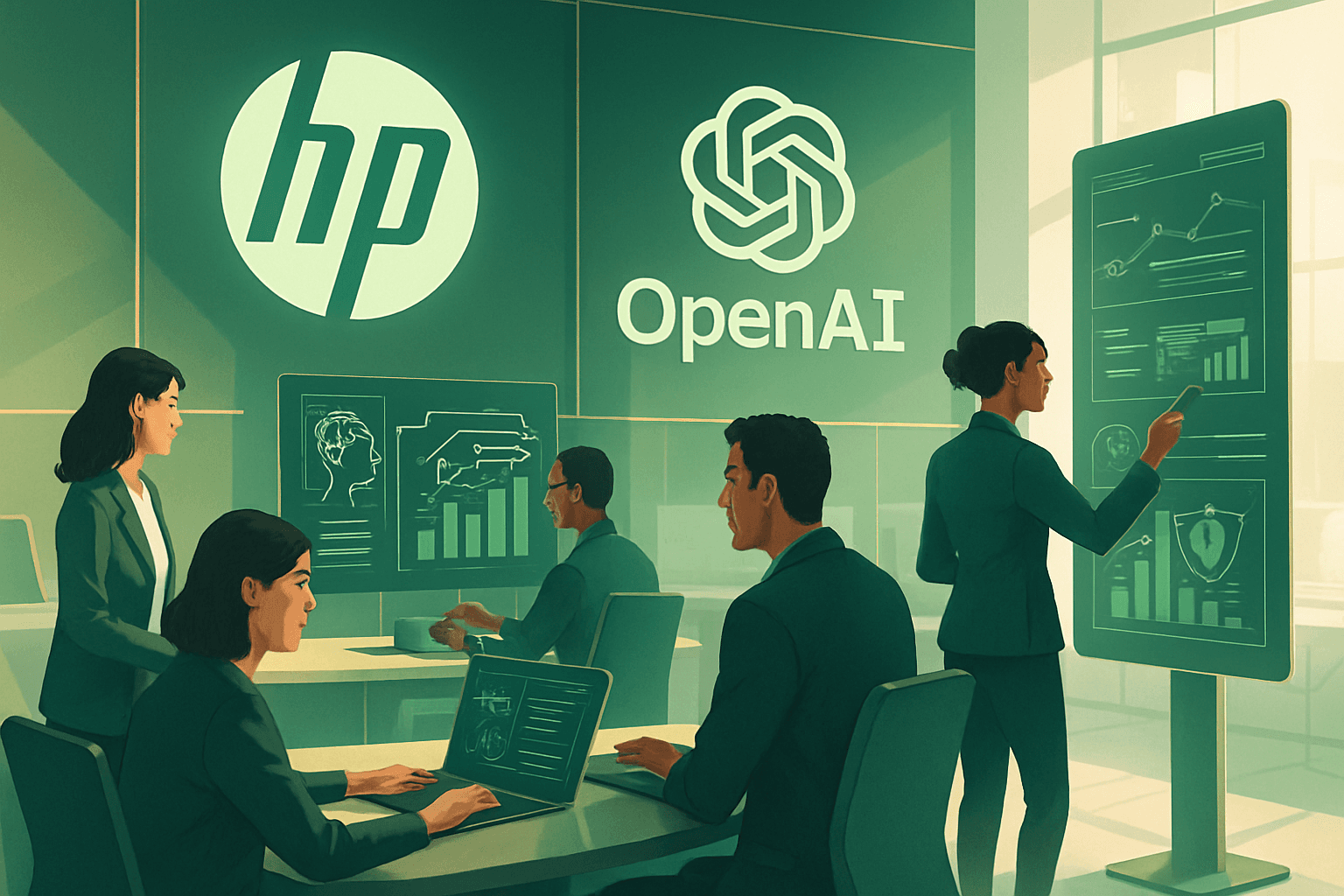 Brief IA : HP et OpenAI : révolution des flux de travail en entreprise