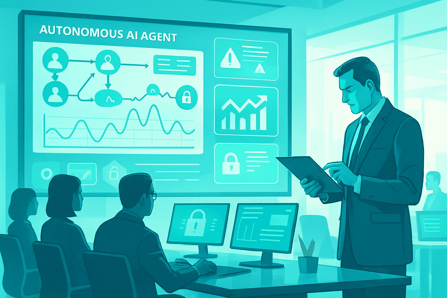 Brief IA : IA agentique en entreprise : gains et exigences de gouvernance