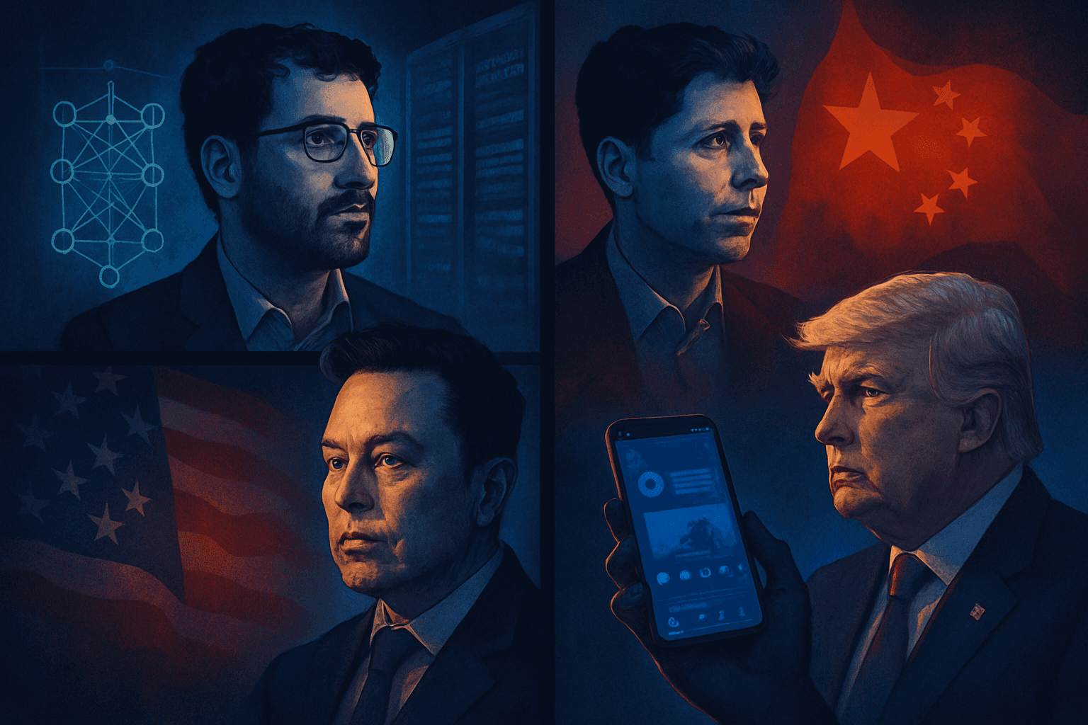 Brief IA : IA : Amodei, Altman et Musk pour un ralentissement, Trump s’y oppose