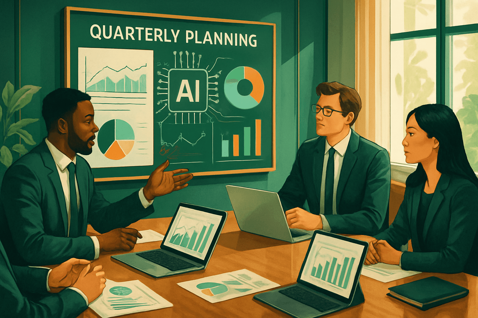 Brief IA : IA et planification trimestrielle : un duo stratégique