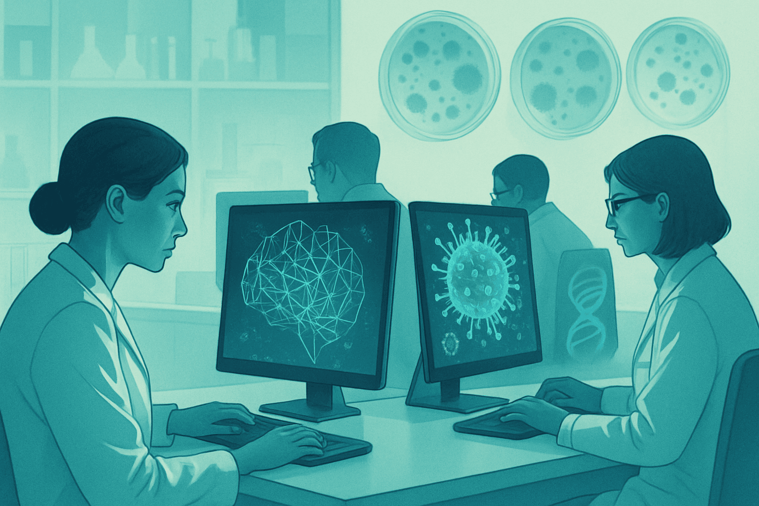 Brief IA : IA et virus biologiques : une avancée inquiétante en biotechnologie