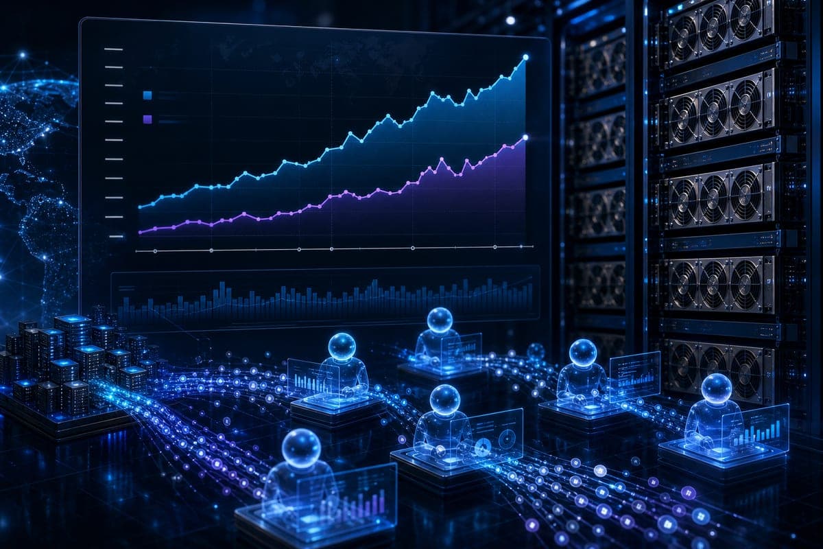 Brief IA : IA : jetons en baisse, GPU fermes, équilibre dépendant de la demande