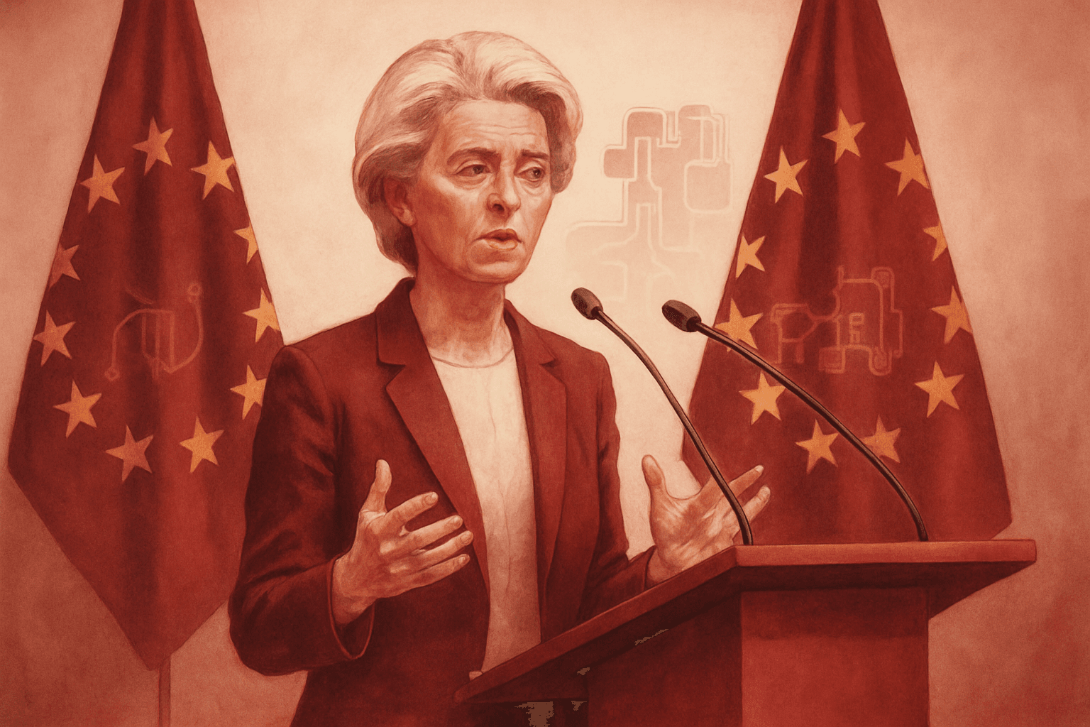Brief IA : IA : von der Leyen alerte et veut coopérer avec le Canada et le Royaume-Uni