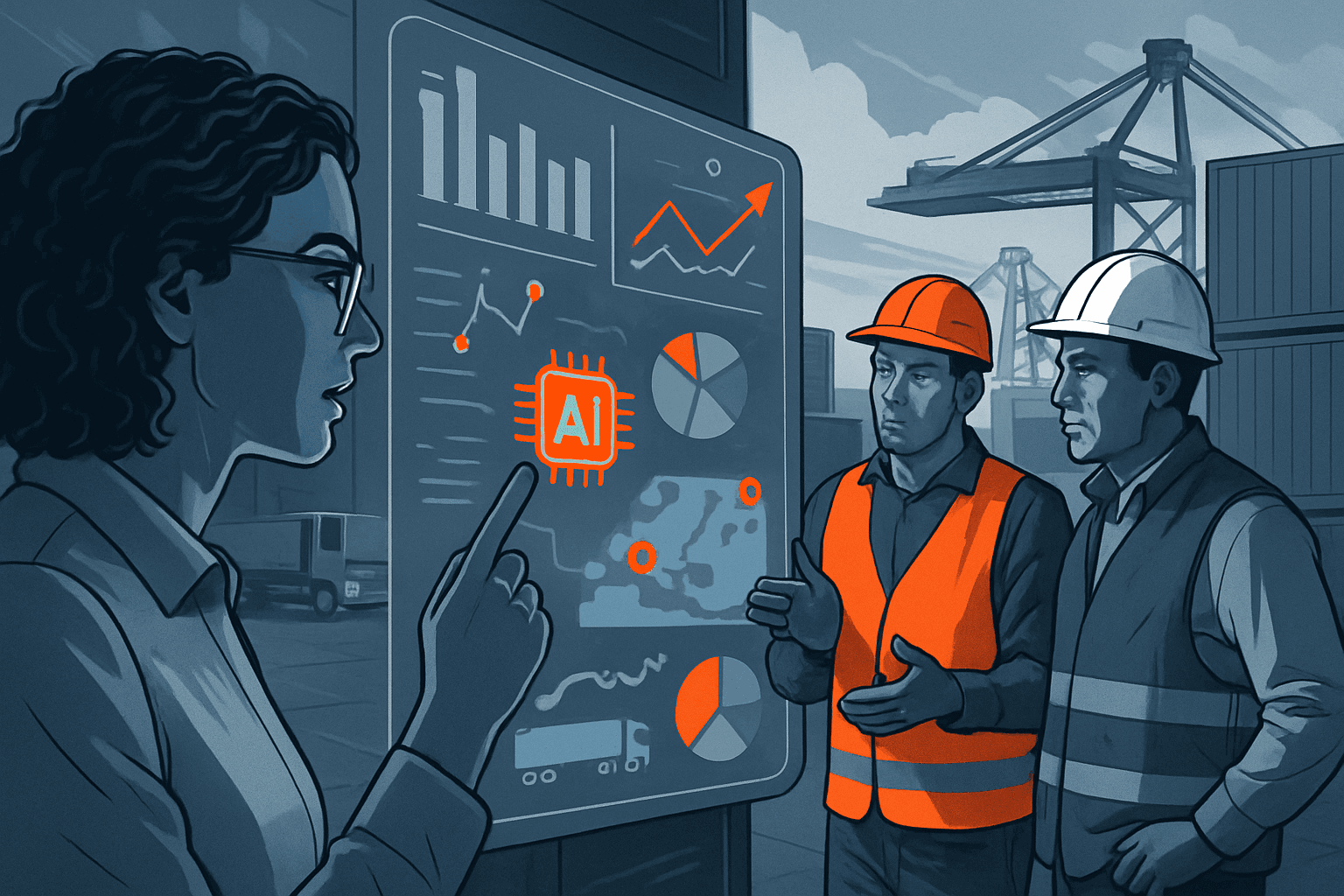 Brief IA : Ingénieurs déployés en avant : la clé de l'innovation logistique