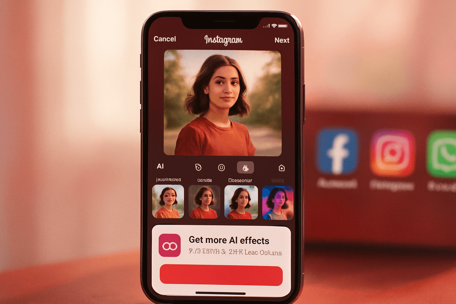 Brief IA : Instagram : l’IA de retouche passe sous abonnement Meta One