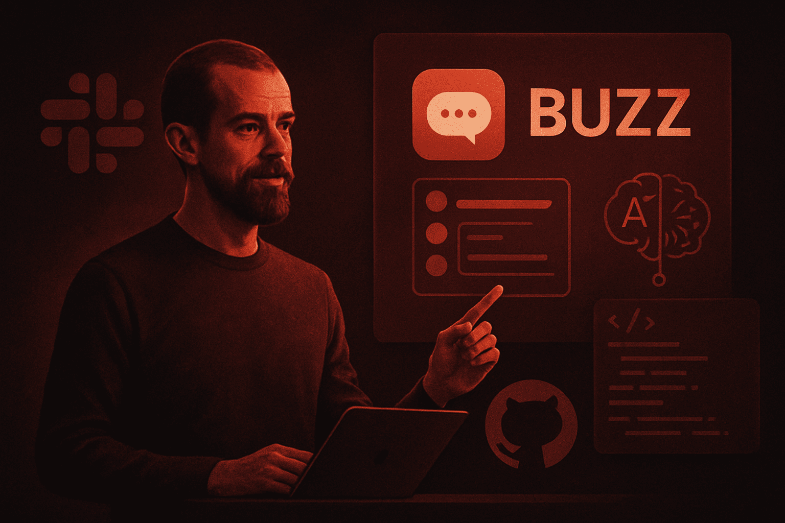 Brief IA : Jack Dorsey défie Slack avec Buzz et ses agents IA