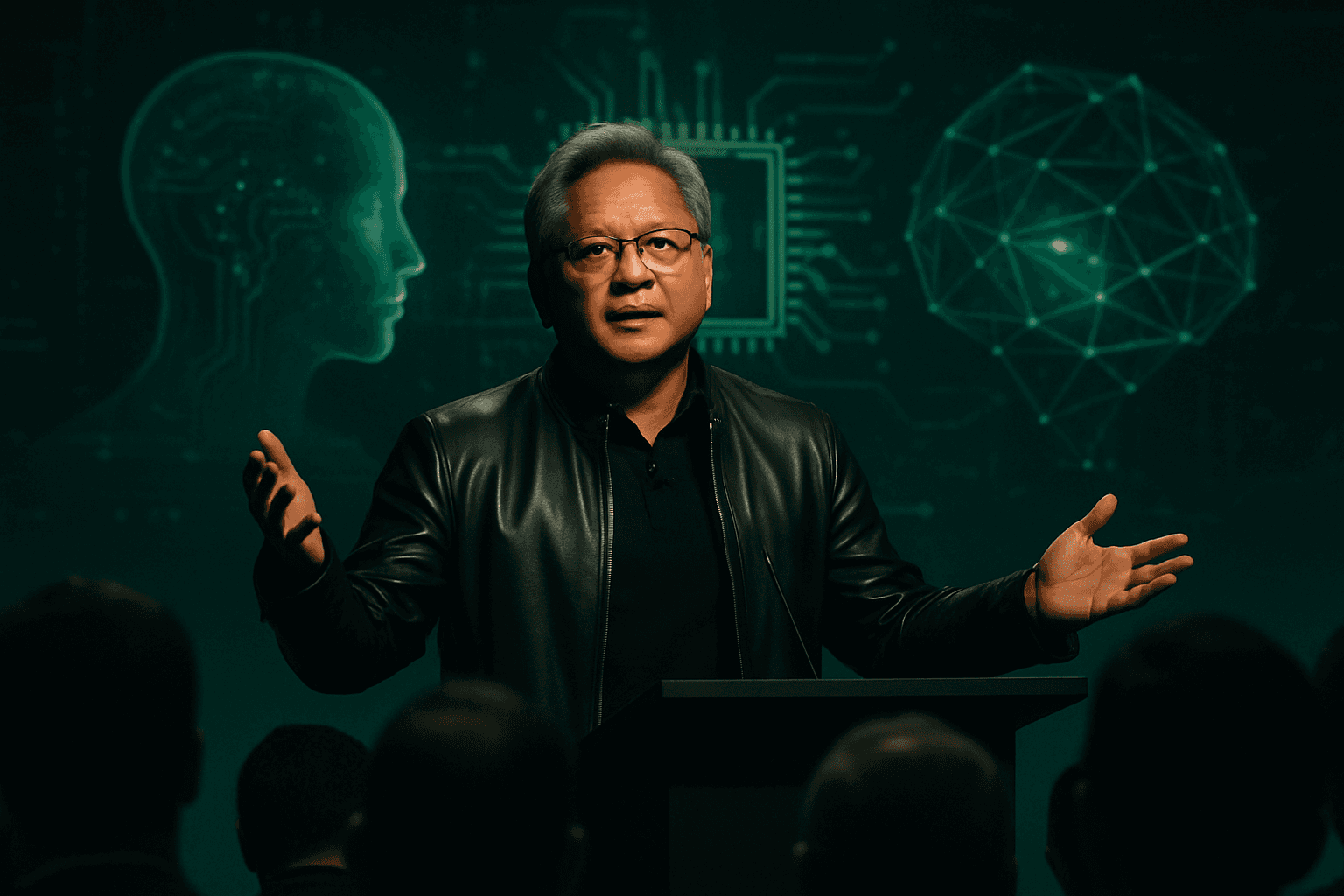 Brief IA : Jensen Huang critique les discours alarmistes sur l'IA