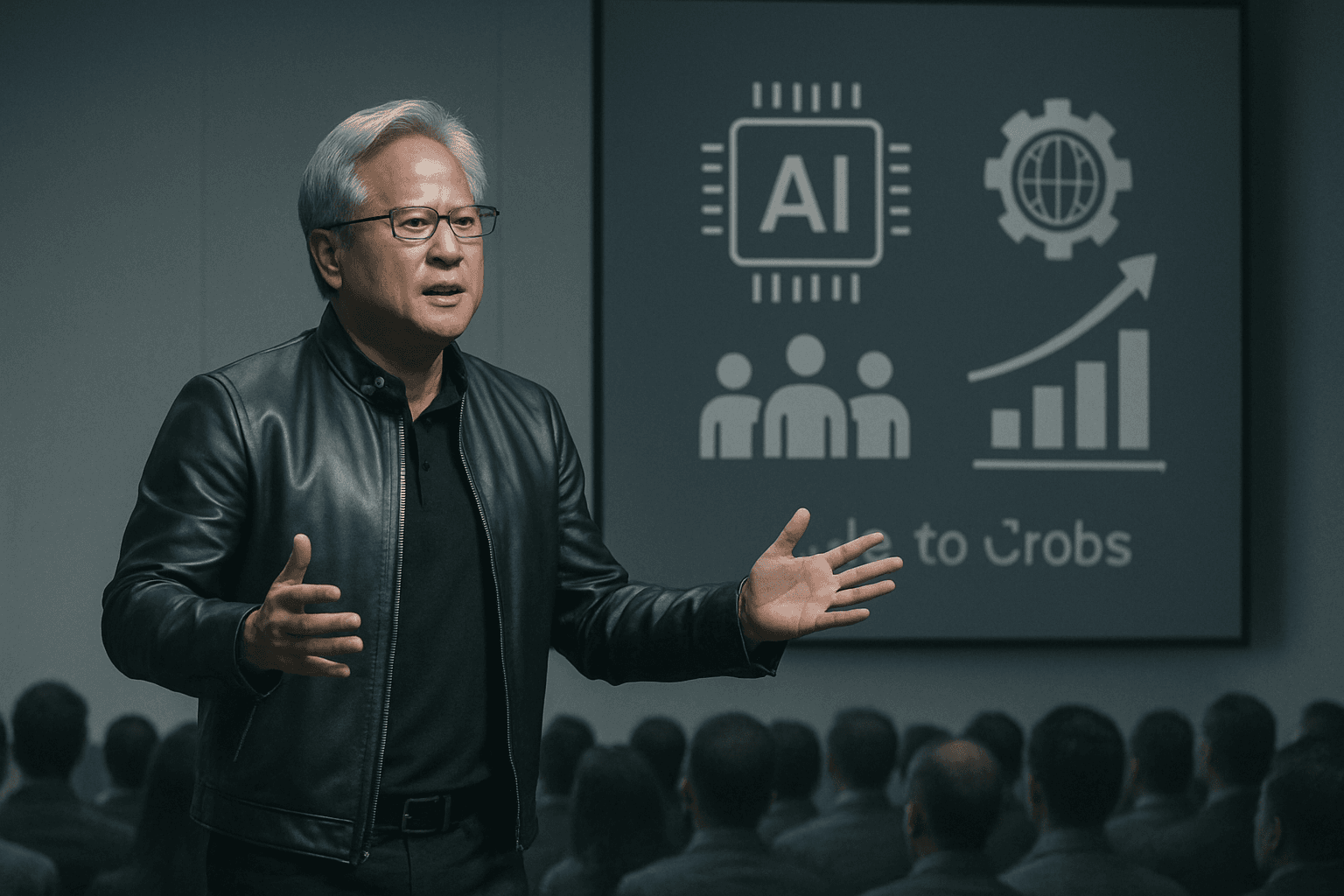 Brief IA : Jensen Huang : l'IA créera des emplois au lieu de les détruire