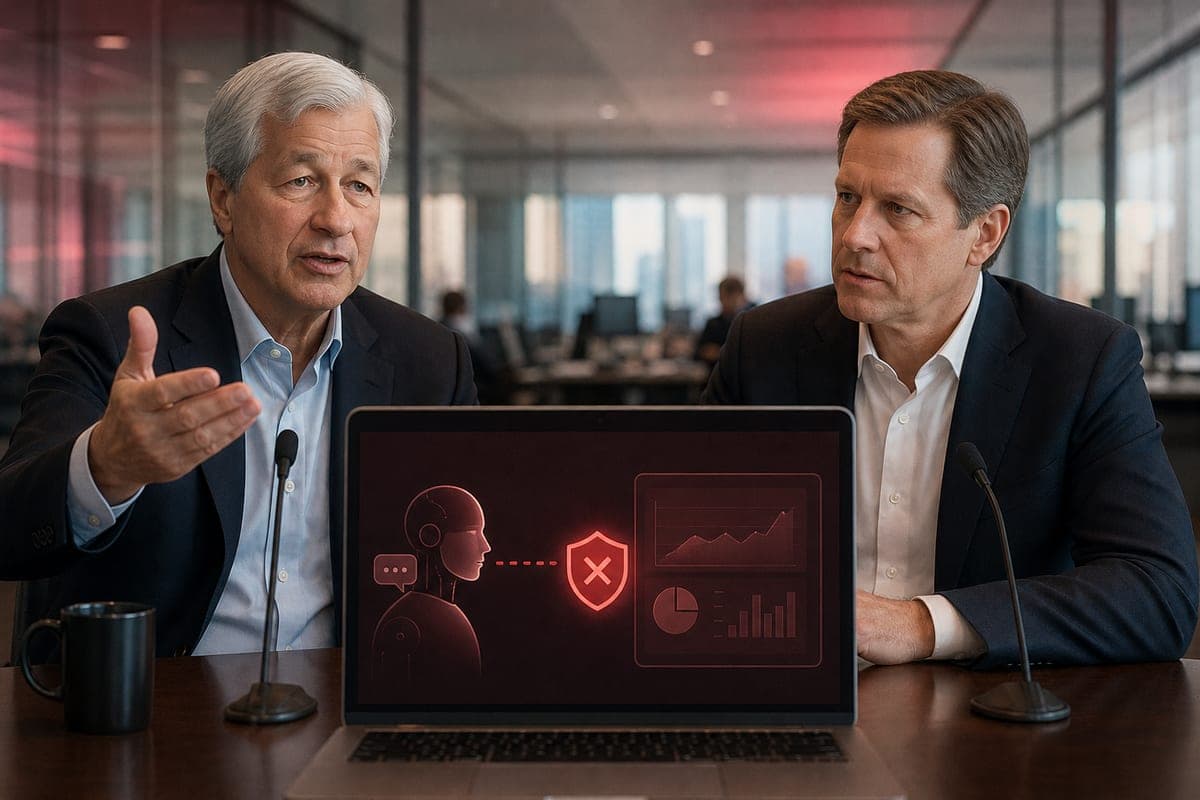 Brief IA : JPMorgan ferme l’accès aux agents IA externes pour raisons de sécurité