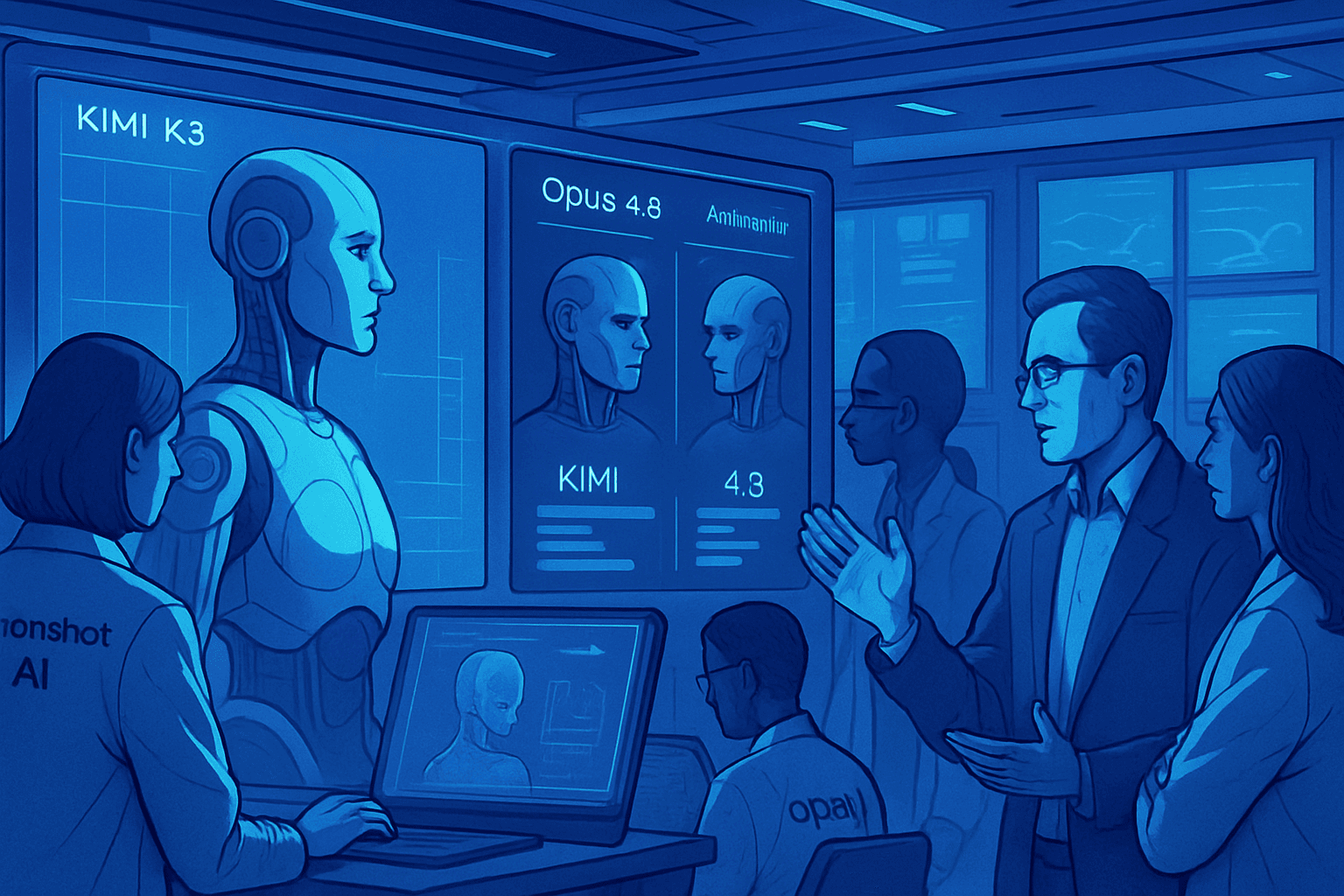 Brief IA : Kimi K3 : Moonshot AI défie l'Occident avec un modèle rival