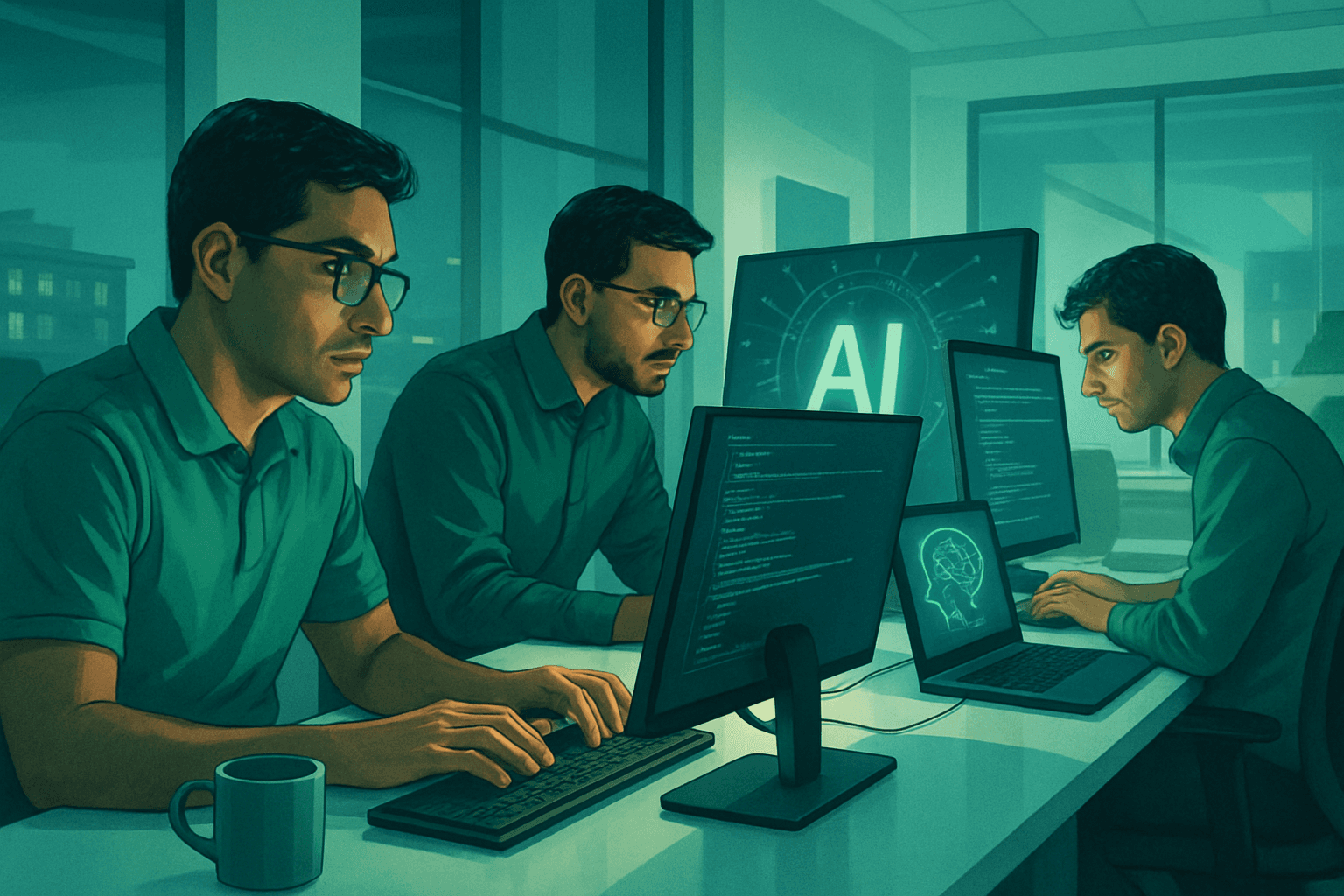 Brief IA : L'IA bouscule la tech : pros sacrifient leurs loisirs