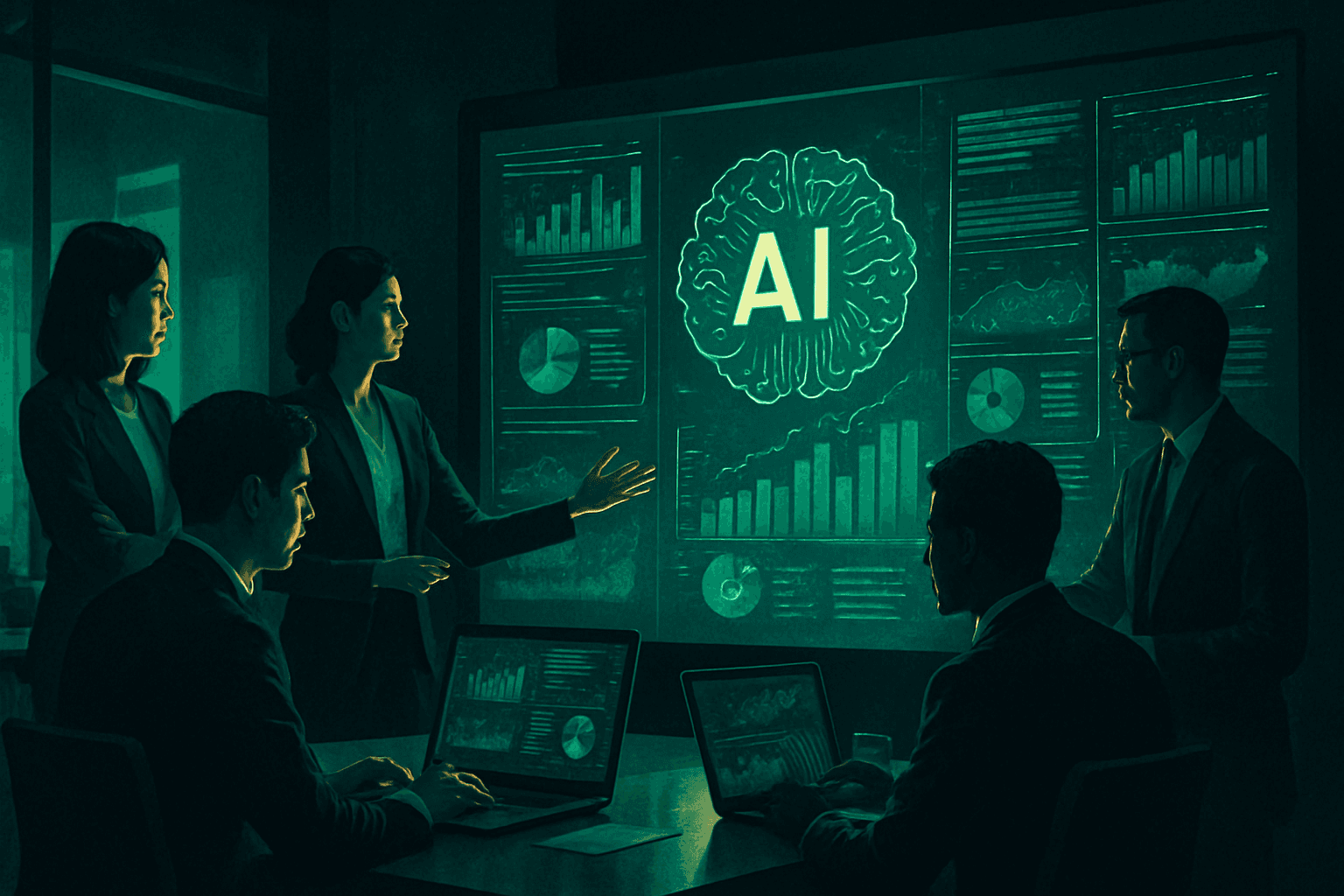 Brief IA : L'IA, moteur essentiel de la compétitivité des entreprises modernes