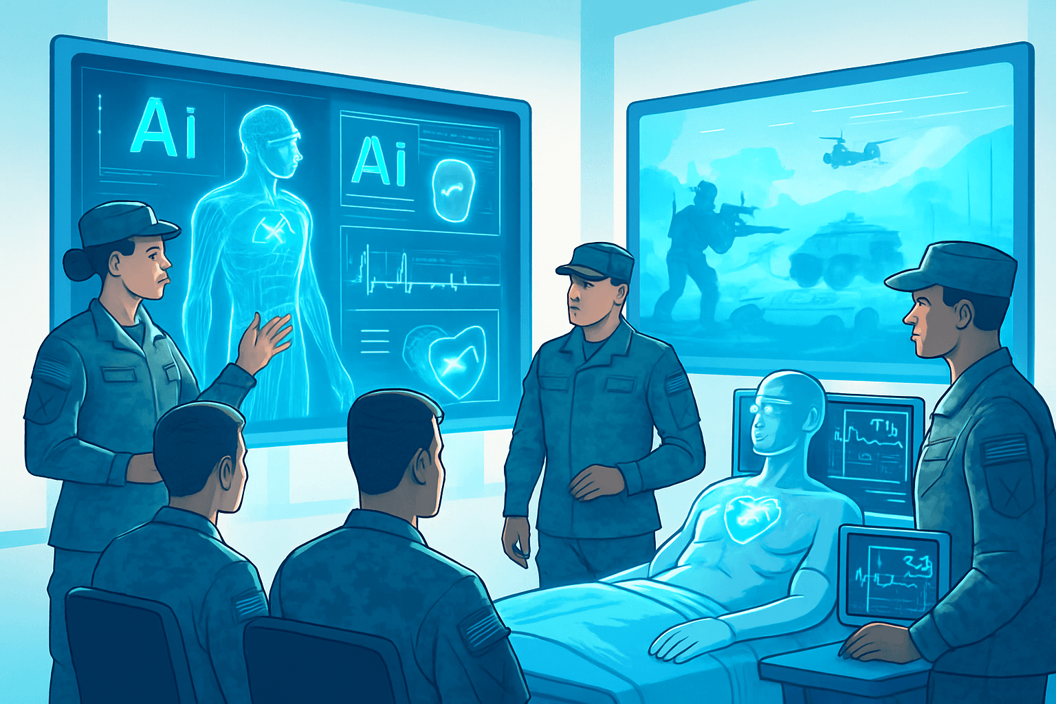 Brief IA : L'IA transforme la formation des médecins militaires