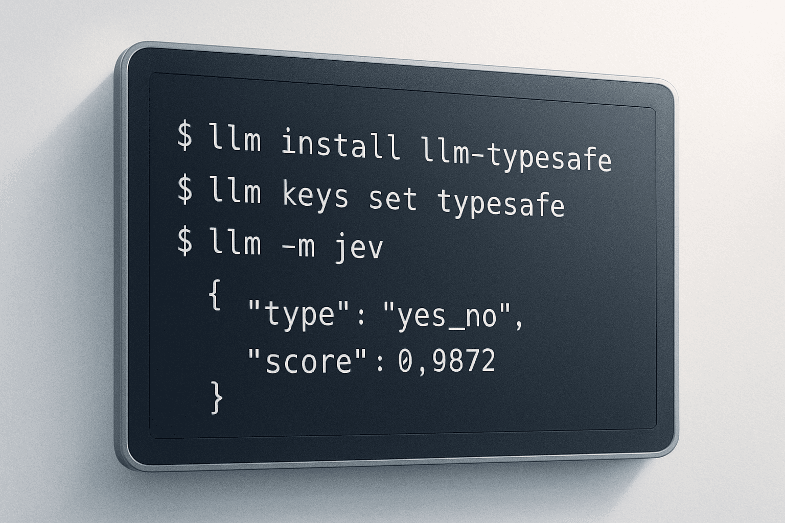 Brief IA : Le plugin llm-typesafe 0.1a0 rend Jev de TypeSafe AI compatible LLM
