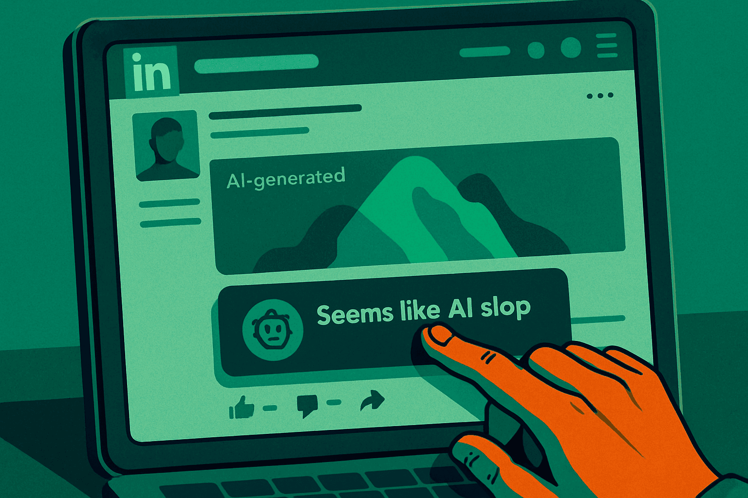 Brief IA : LinkedIn défie l'IA : l'écriture générique dans le viseur
