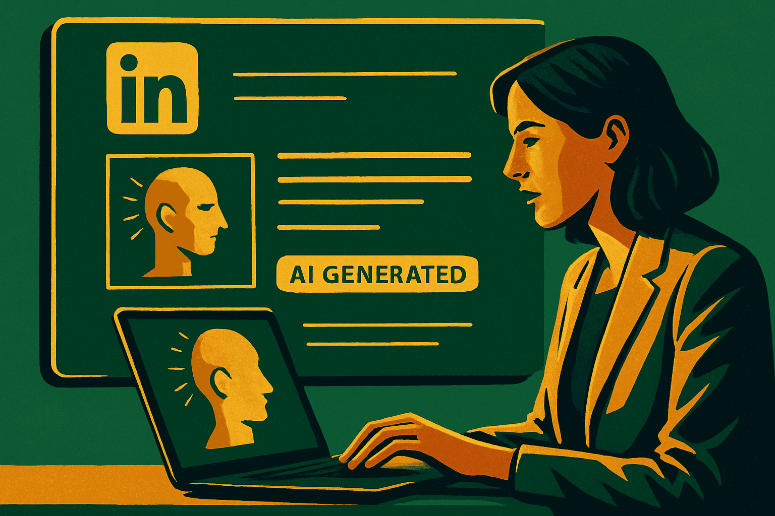 Brief IA : LinkedIn domine les contenus longs générés par IA, révèle une étude
