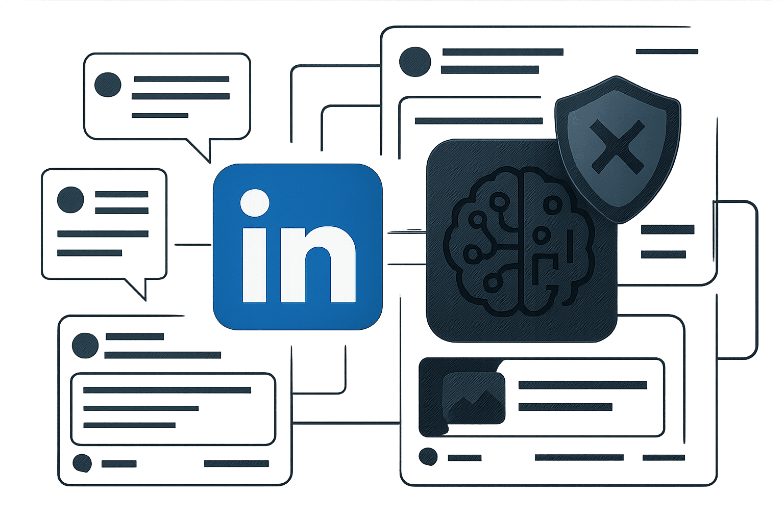 Brief IA : LinkedIn s'attaque aux contenus IA : vers la fin des posts artificiels