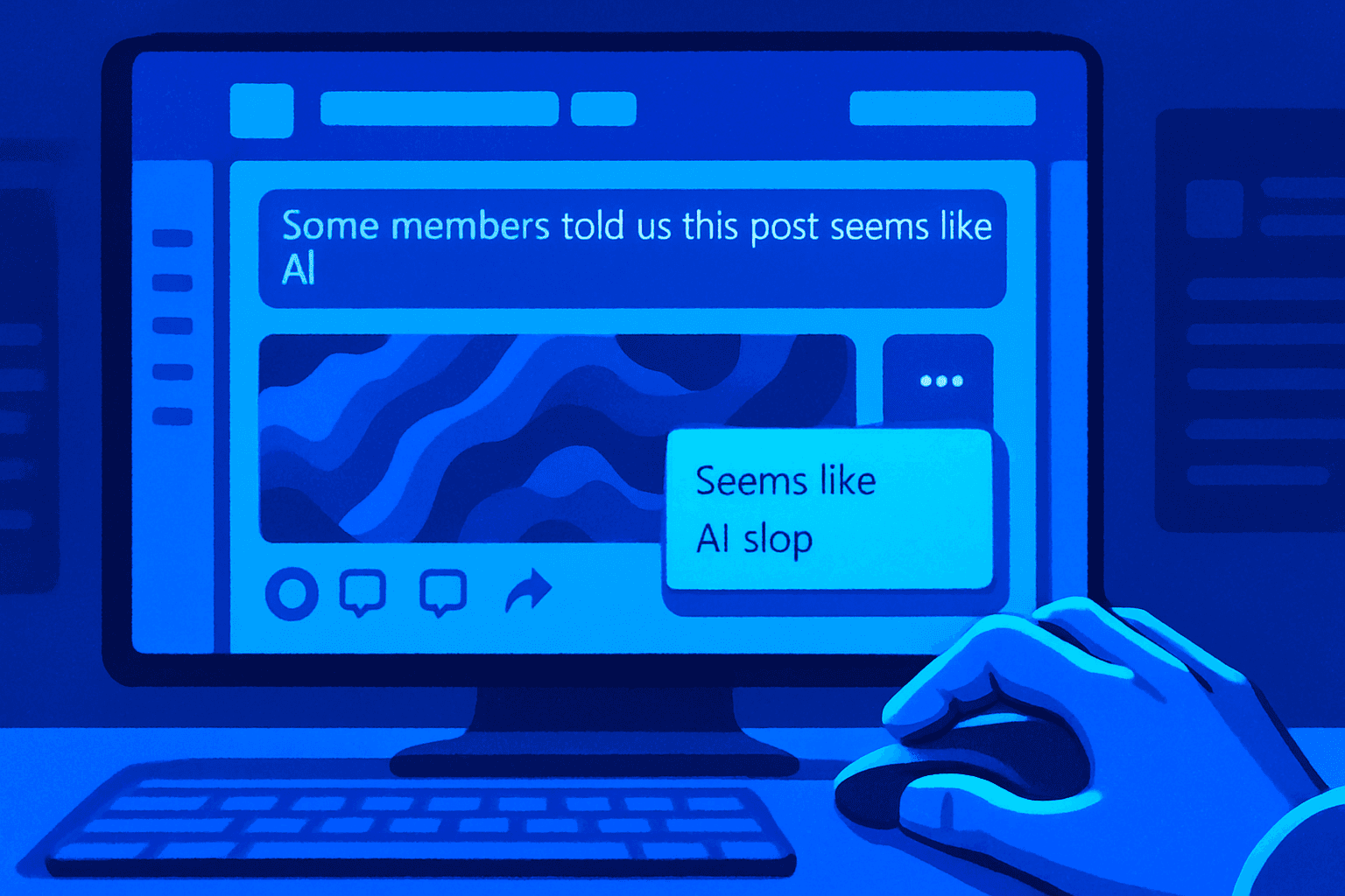 Brief IA : LinkedIn signale 40 % de vues en moins sur les contenus IA