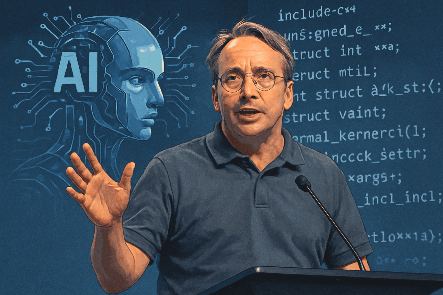 Brief IA : Linus Torvalds défend l'IA et défie les programmeurs sceptiques