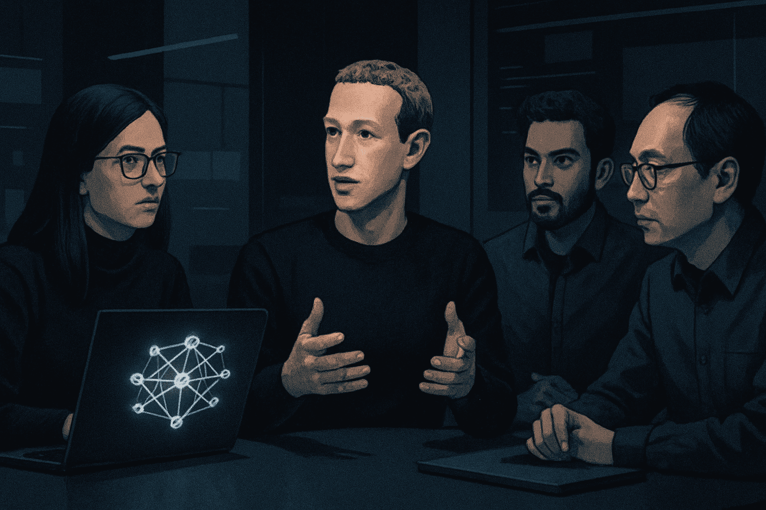 Brief IA : Mark Zuckerberg : une douzaine de chercheurs IA suffisent pour innover