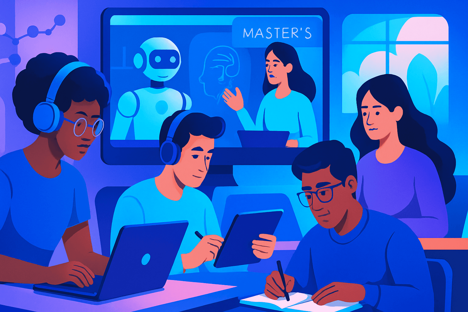 Brief IA : Masters en IA en ligne : flexibilité et salaires compétitifs en jeu