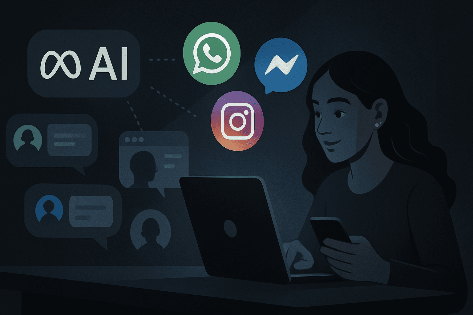 Brief IA : Meta déploie son IA Business sur WhatsApp et Instagram