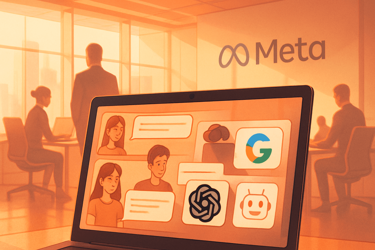 Brief IA : Meta : des faux ados pour tester les chatbots IA concurrents