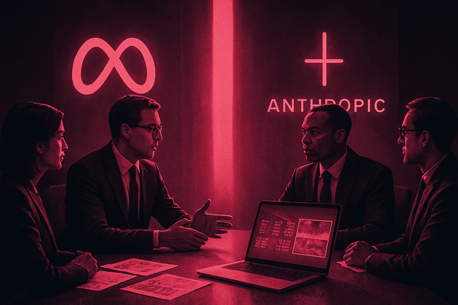 Brief IA : Meta et Anthropic : vers un accord sur les capacités IA