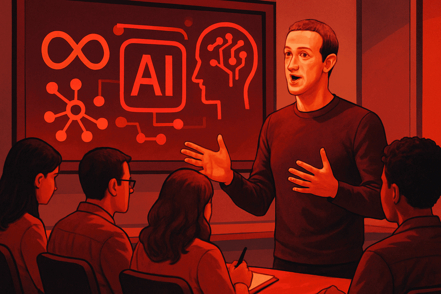 Brief IA : Meta et l'IA : Mark Zuckerberg admet un ralentissement inattendu