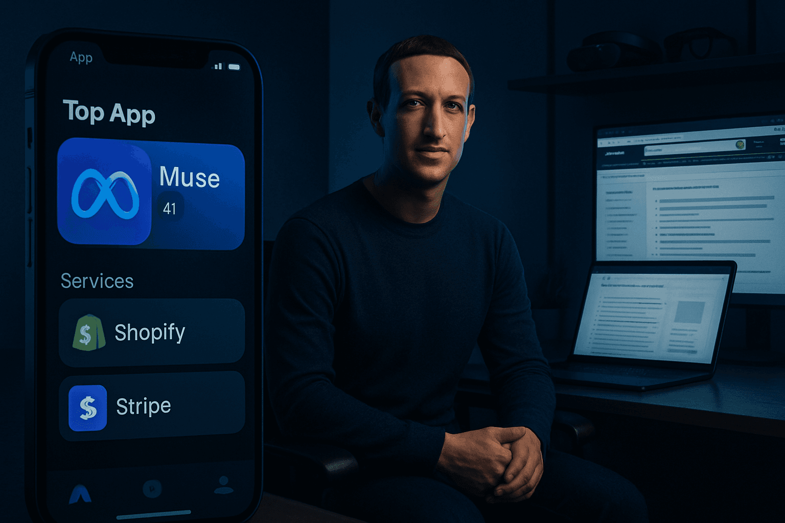 Brief IA : Meta ouvre Muse aux connecteurs, Shopify et Stripe à bord