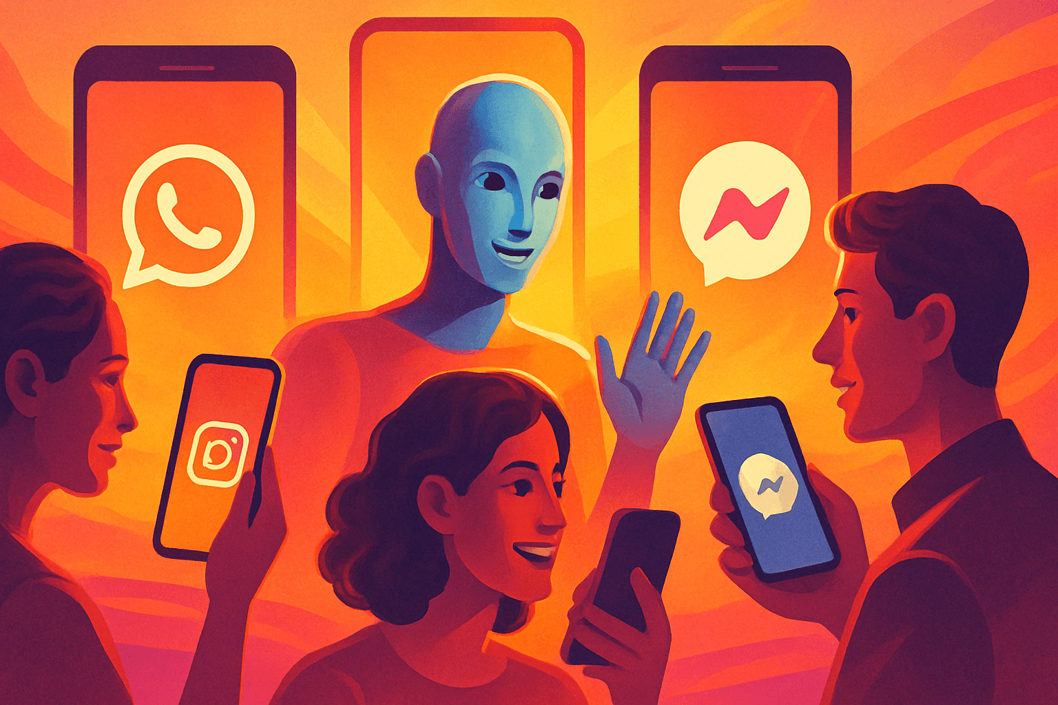 Brief IA : Meta révolutionne WhatsApp et Instagram avec ses agents IA