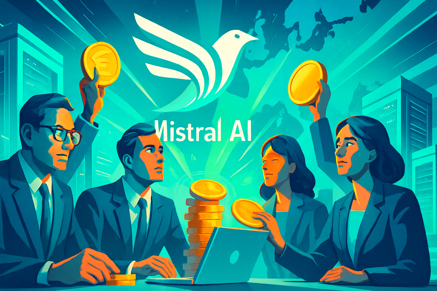 Brief IA : Mistral AI vise une levée record de 3 milliards d'euros
