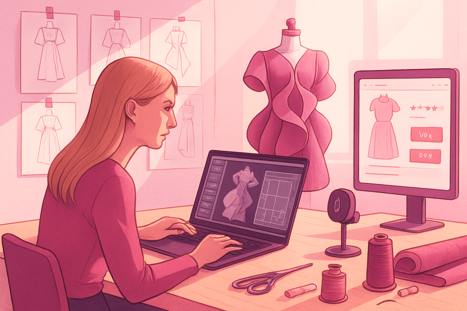 Brief IA : Mode : une fondatrice solo orchestre CLO et e‑commerce avec l’IA