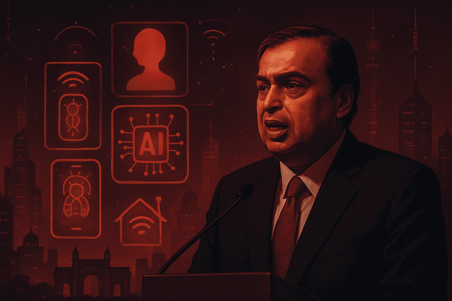 Brief IA : Mukesh Ambani propulse l'IA au cœur des foyers et des appels en Inde