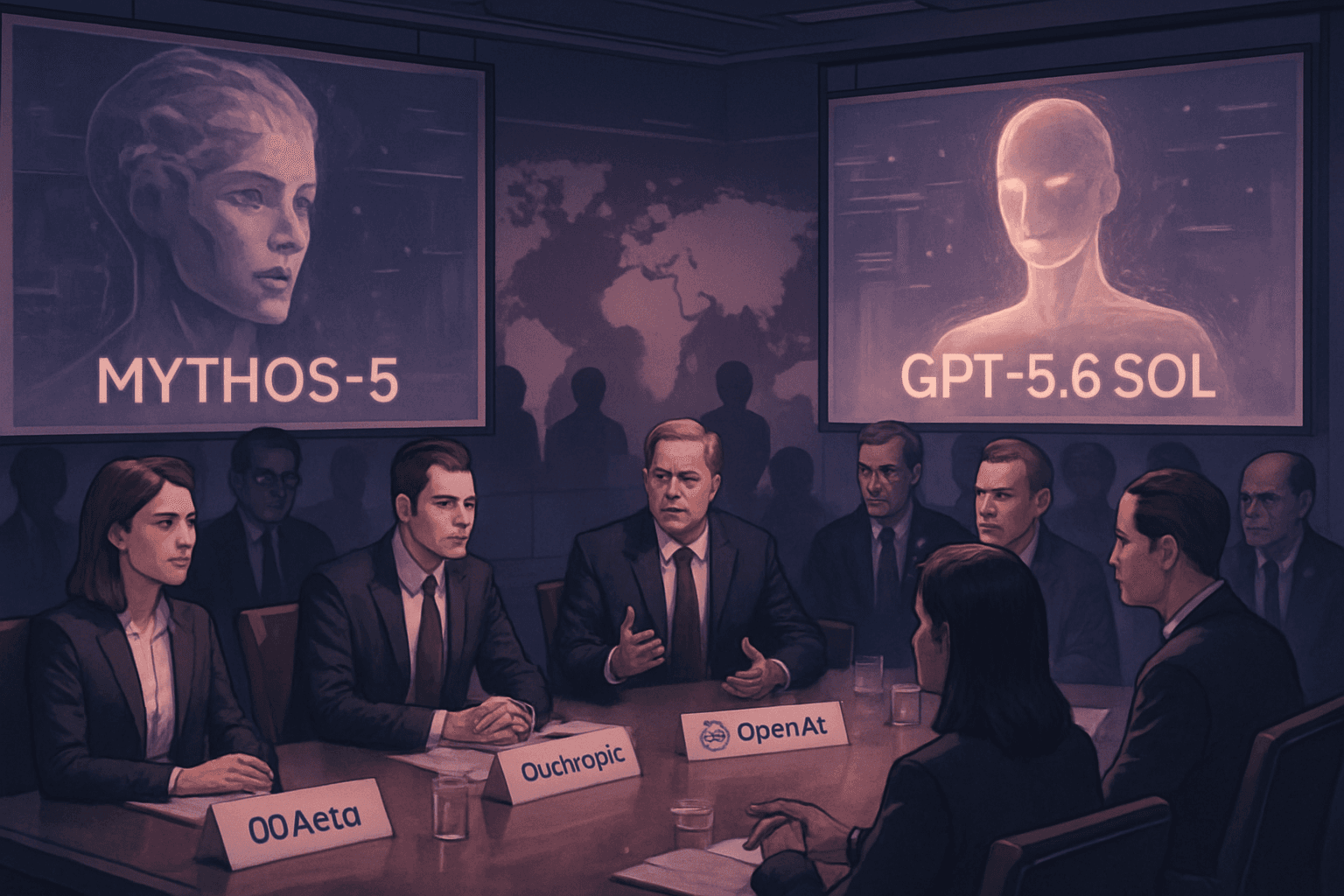 Brief IA : Mythos-5 et GPT-5.6 Sol : l'IA sous pression US