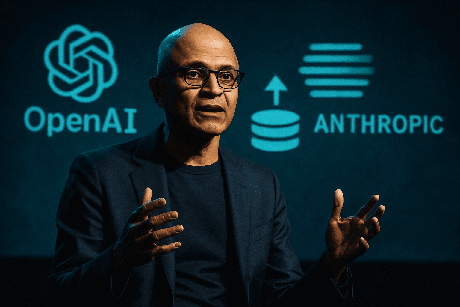 Brief IA : Nadella dénonce OpenAI et Anthropic : un paradoxe de l'information