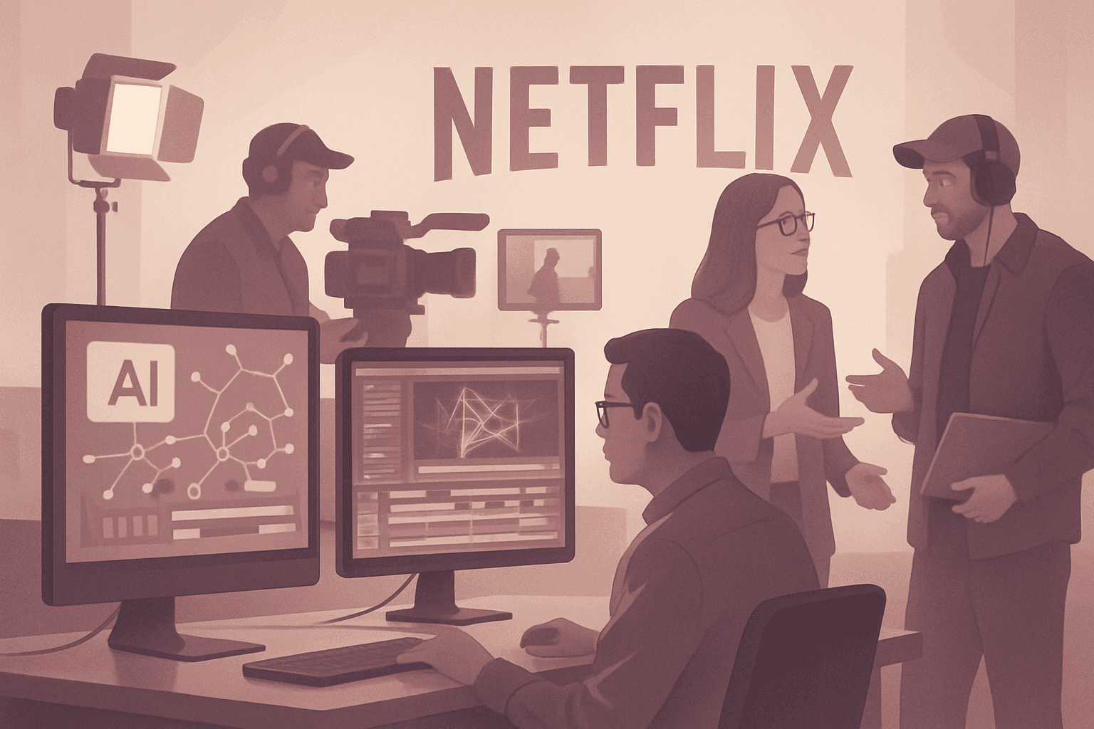 Brief IA : Netflix : 300 programmes boostés par l'IA en 2023