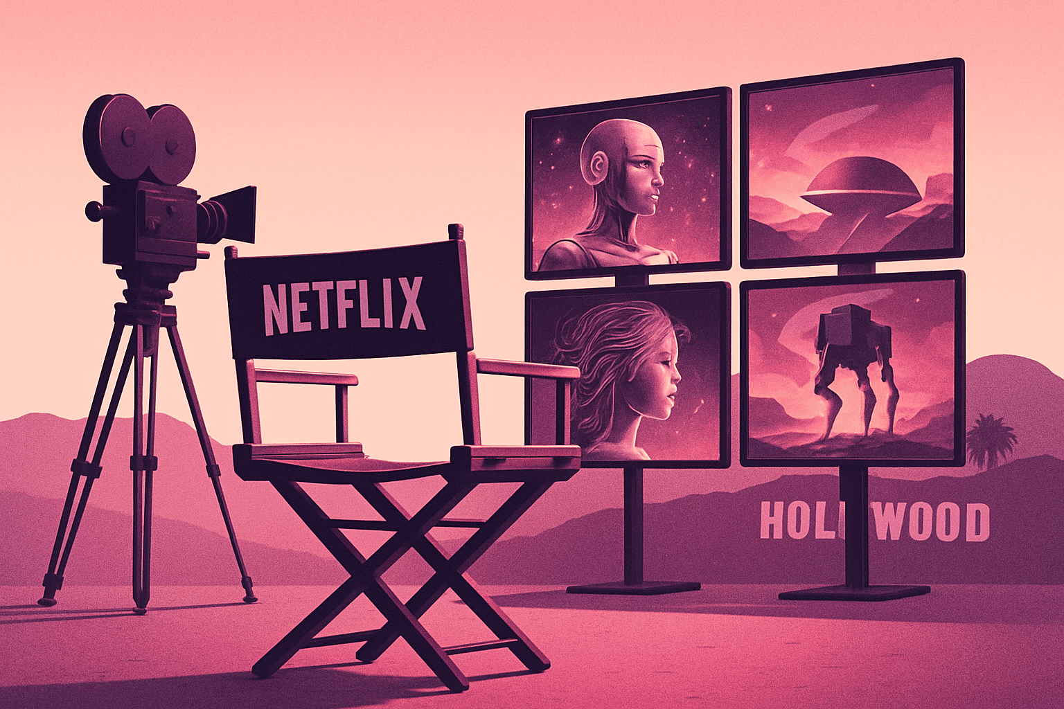 Brief IA : Netflix et IA : 300 productions, Hollywood s'inquiète