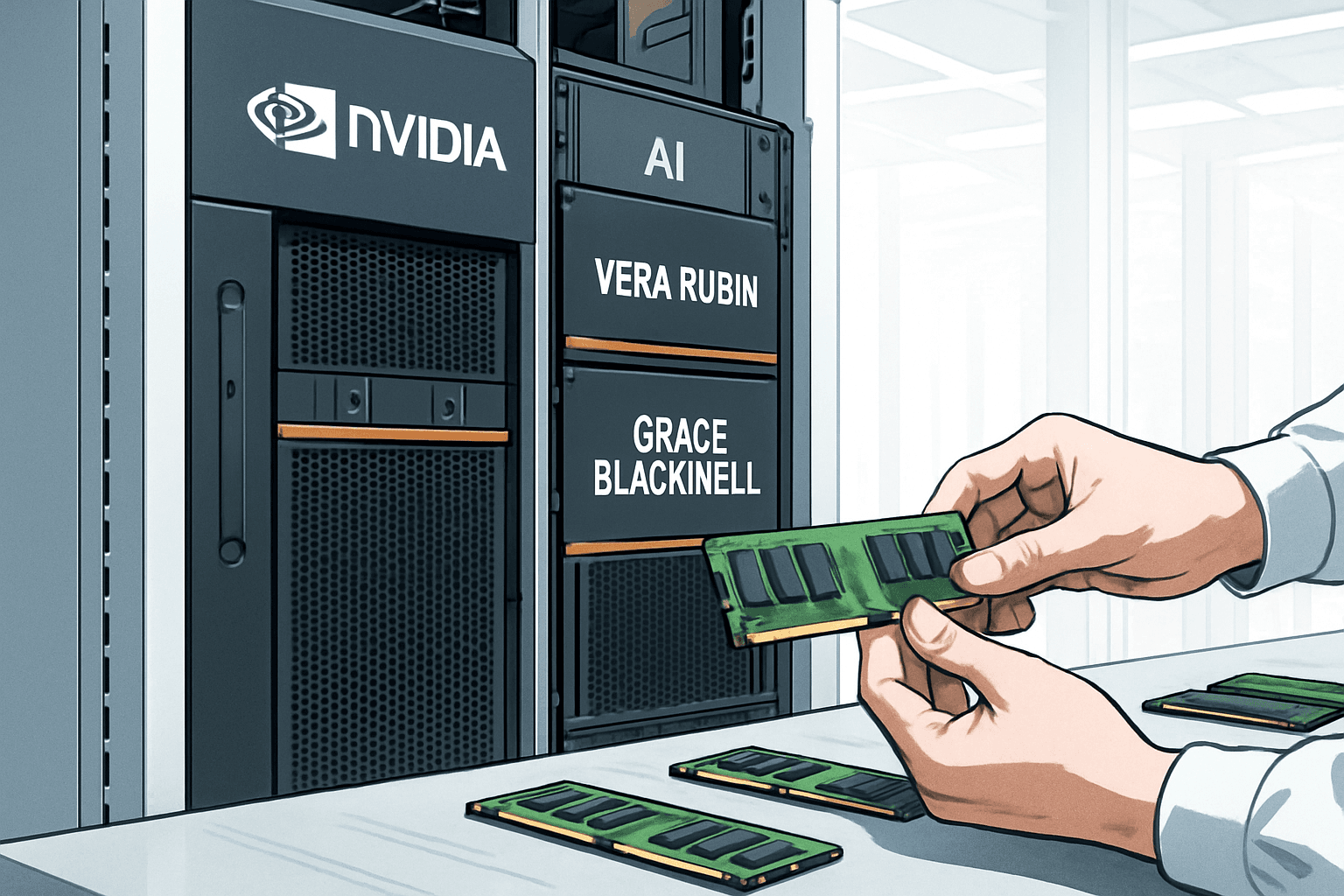 Brief IA : Nvidia augmente de 15 % le prix de ses serveurs IA face à la pénurie de DRAM