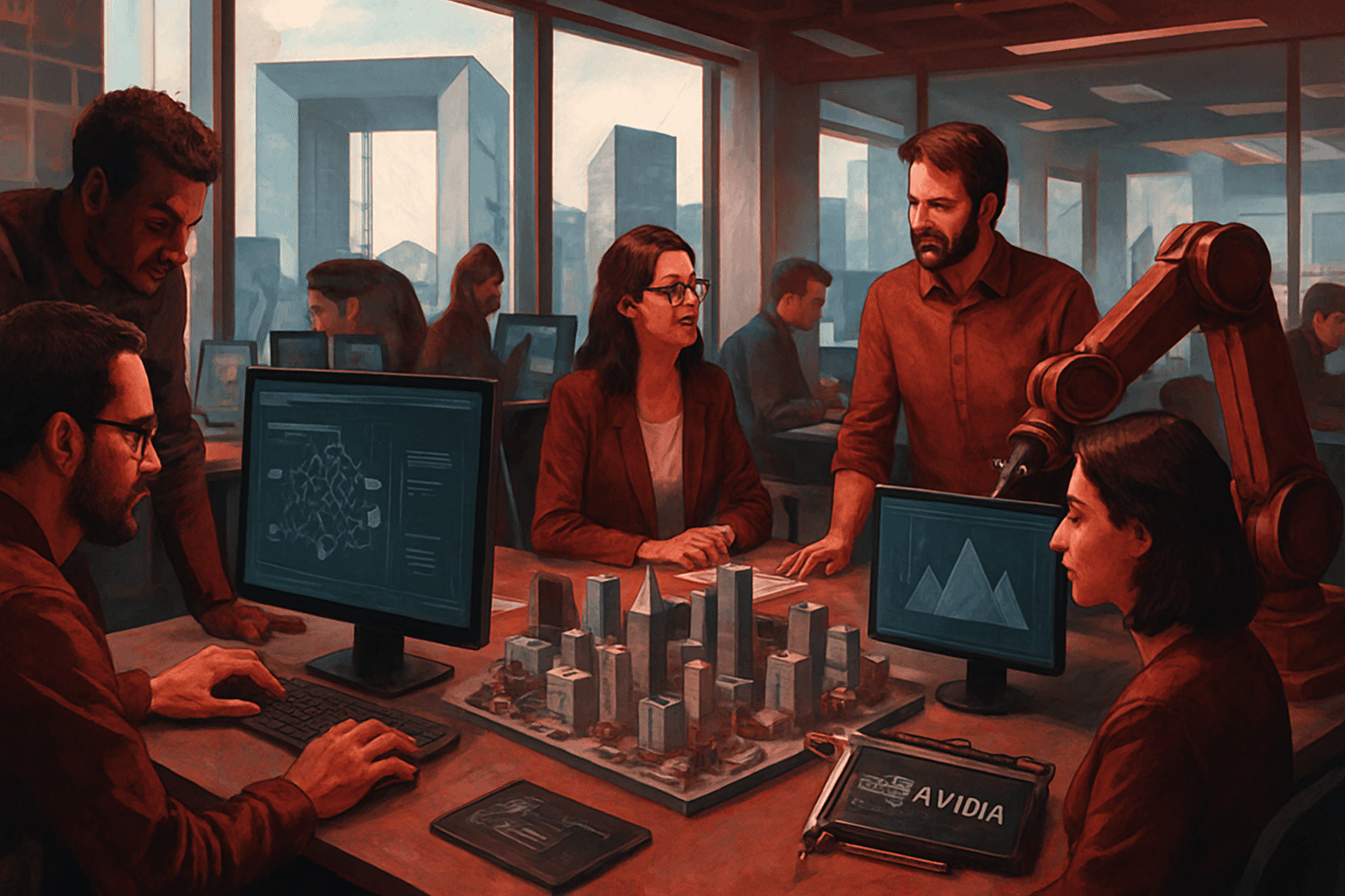 Brief IA : Nvidia domine l'IA open source : ambitions françaises et innovations