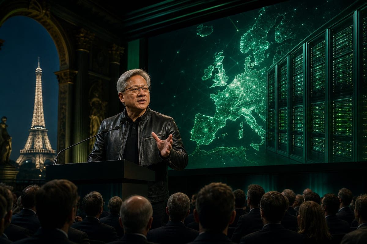 Brief IA : Nvidia engage 2 Md$ en Europe et 250 M$ pour la sécurité IA au Royaume-Uni